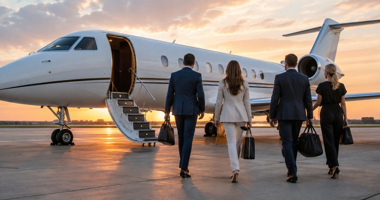 Best private jets for large groups in 2026