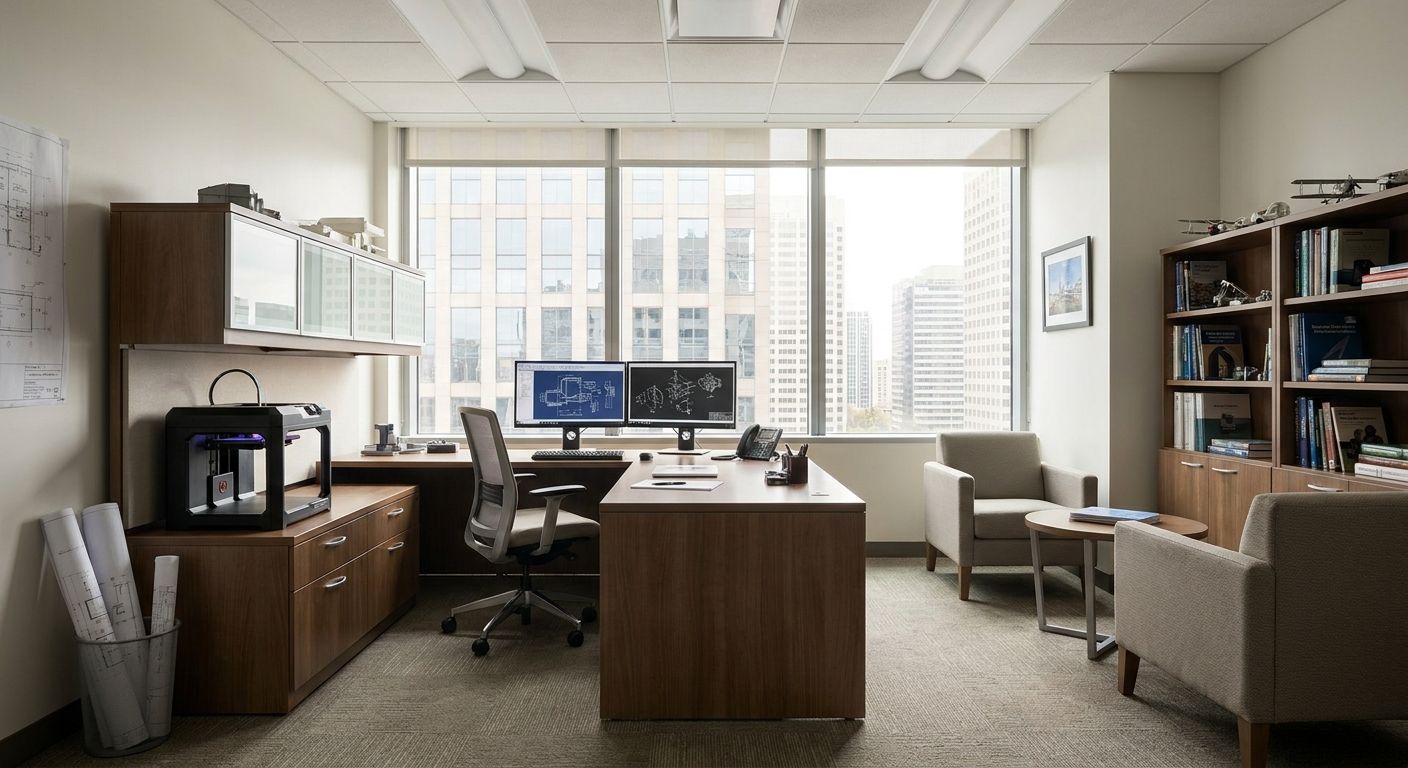 Private office for engineering and technical consultancies