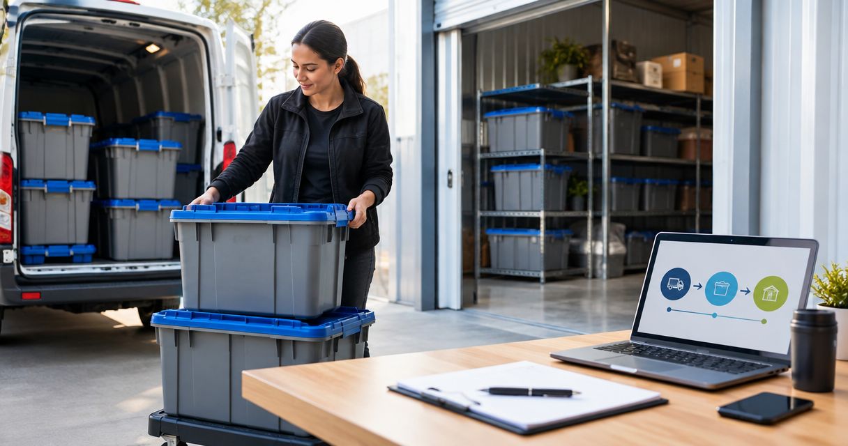 Plastic bin rental to long-term storage: complete 2026 workflow