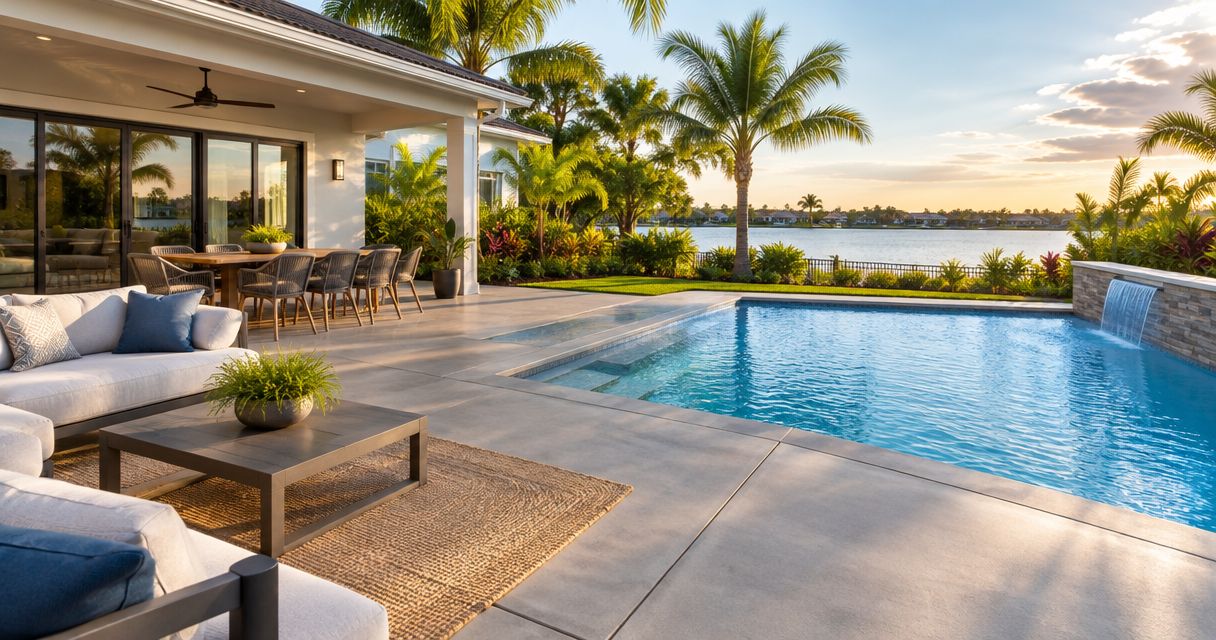 Best concrete patio designs for Florida backyards in 2026