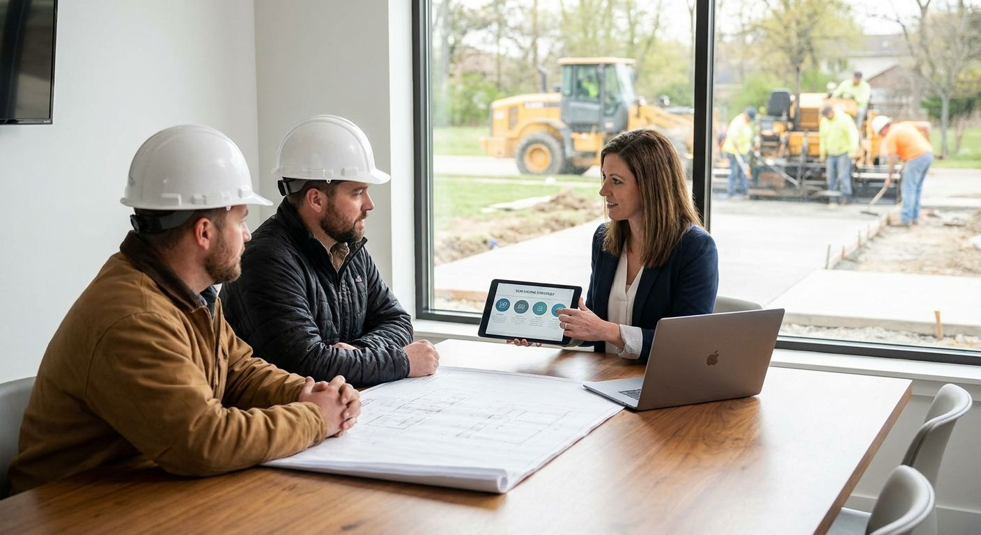 Marketing agency for concrete and paving contractors