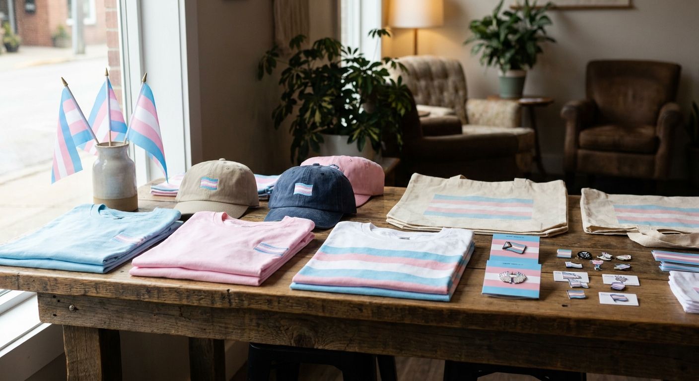 Trans pride merch for trans day of visibility