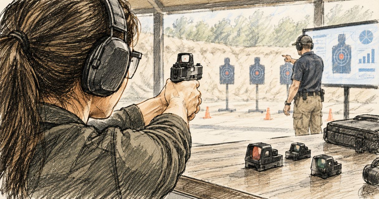 Red dot sights for firearm training academies: choosing training optics