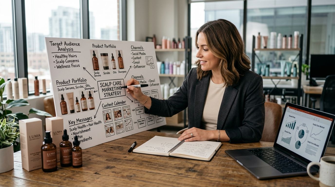 How to build a scalp care marketing strategy for a haircare brand