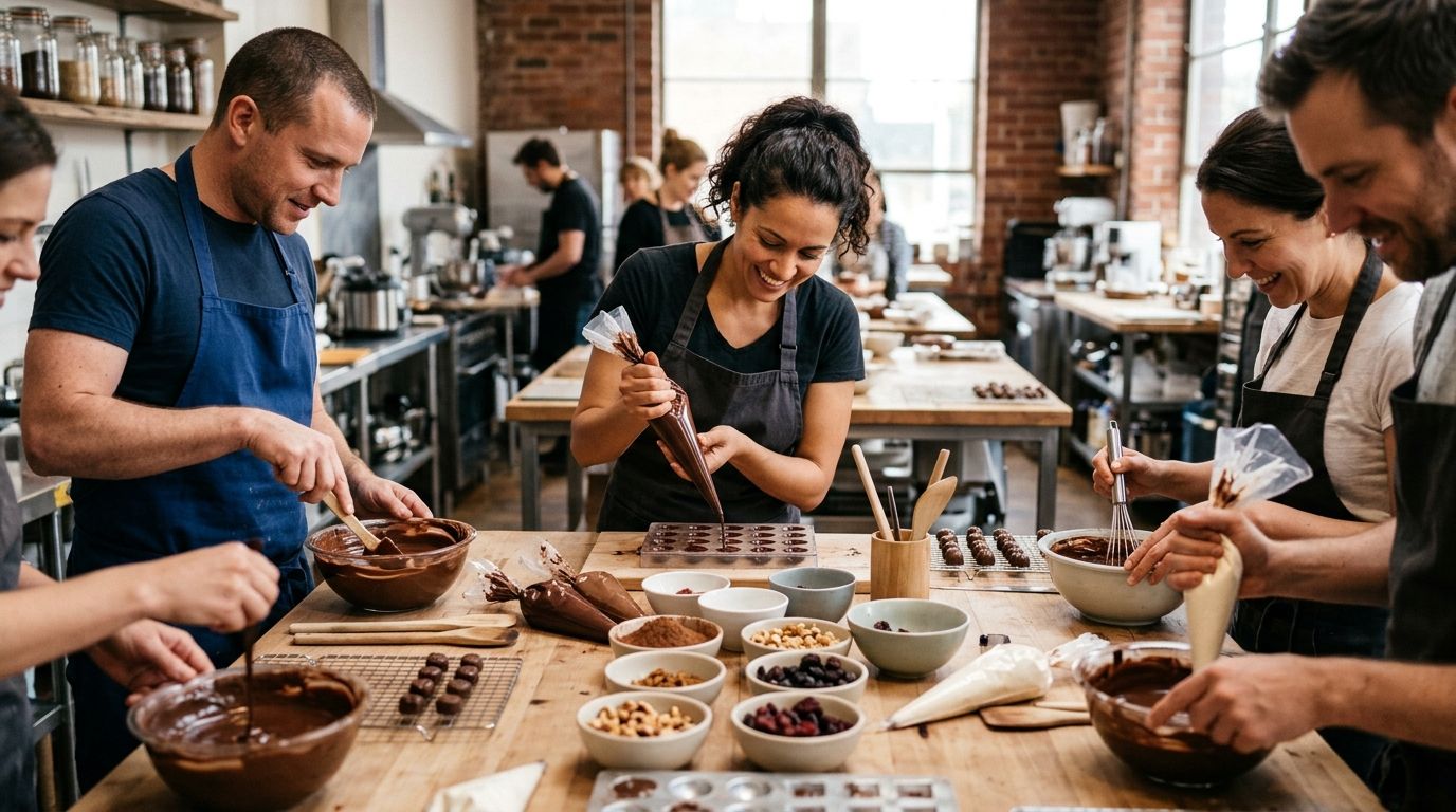 Paid media for chocolate making workshops