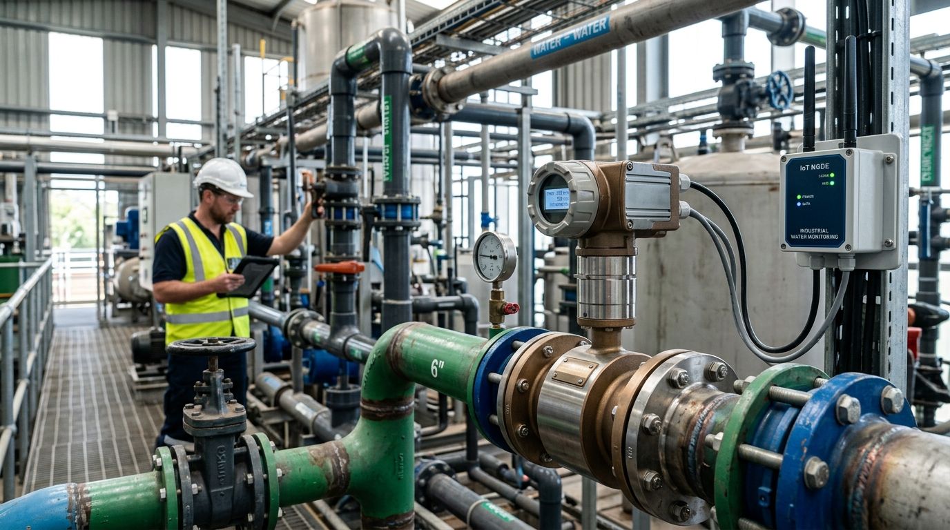 Best IoT flow meters for industrial water and process monitoring