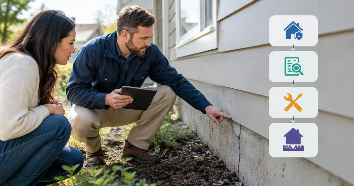 Home warranty claim to foundation repair: 2026 workflow