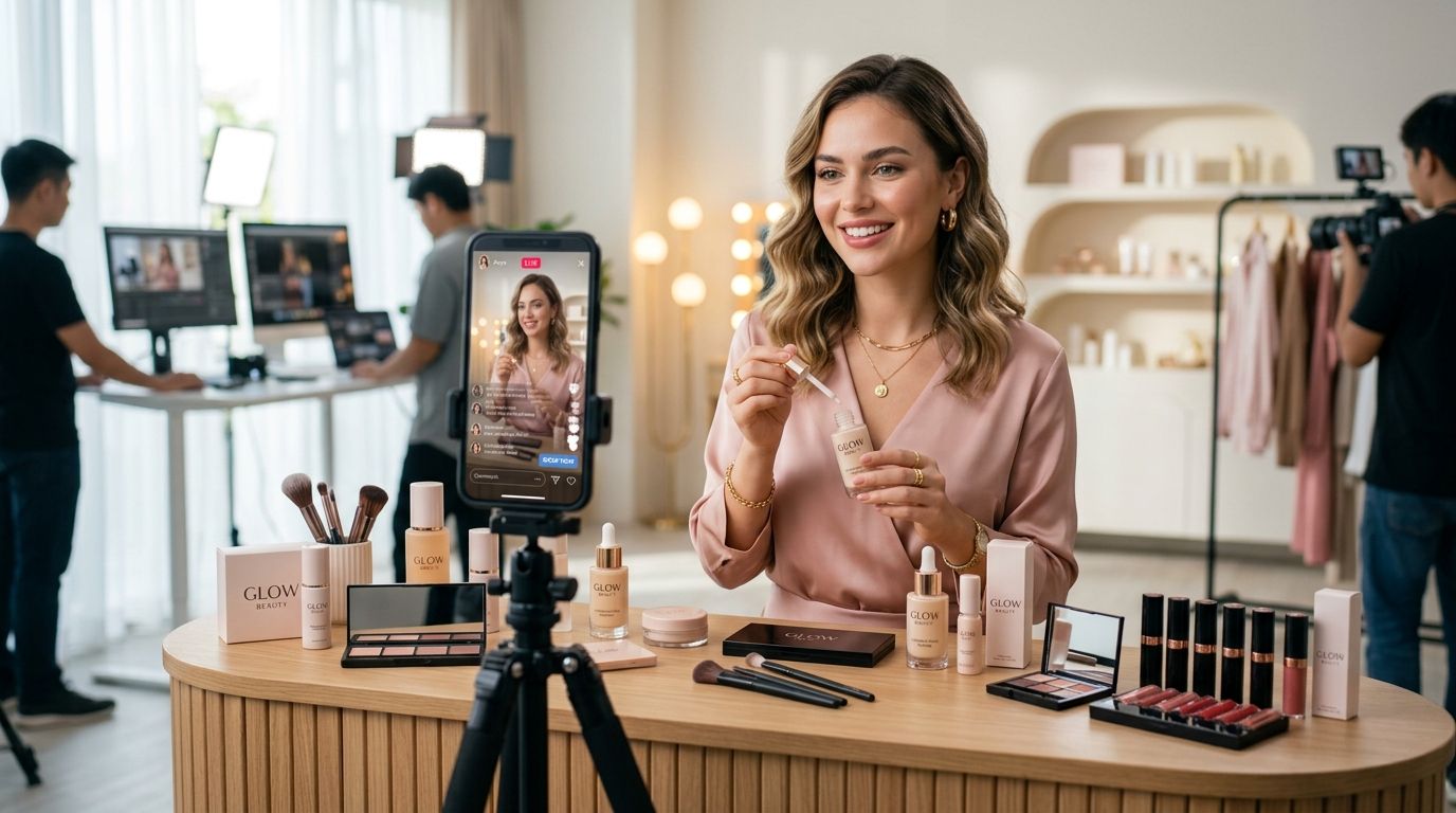 How to run livestream shopping events for a beauty brand