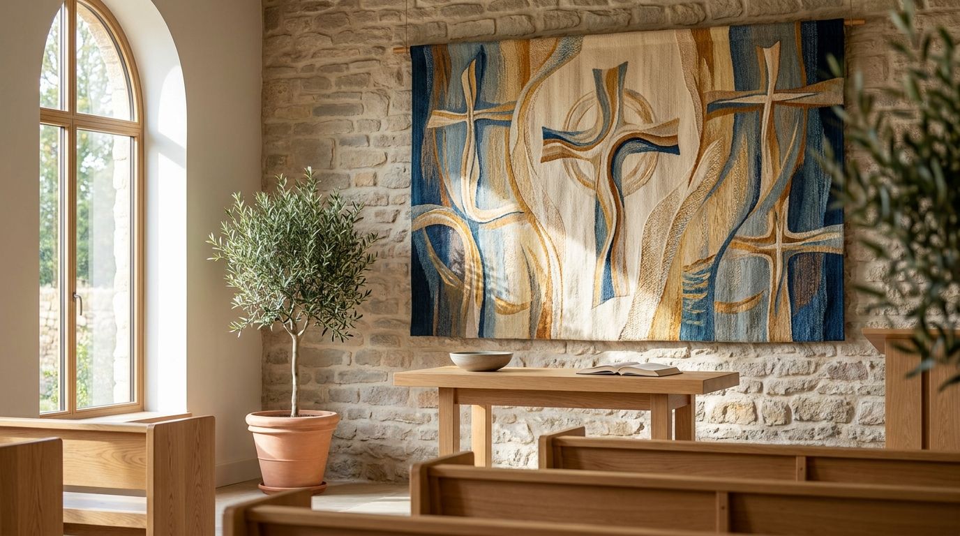 Wall art for churches and worship spaces