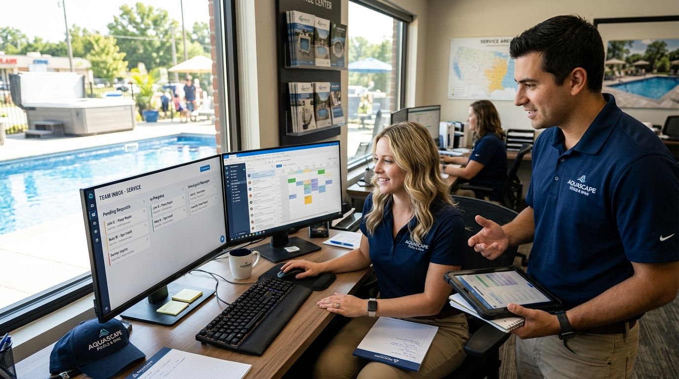 Best team inbox software for pool and spa companies