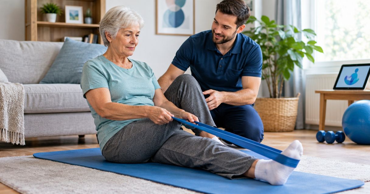 Physiotherapy at home after hip replacement: a family guide