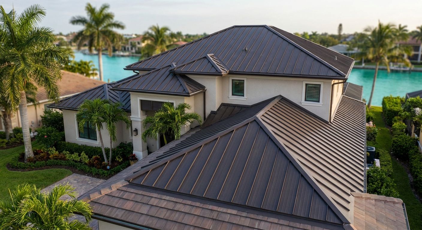 Metal roofing in Naples