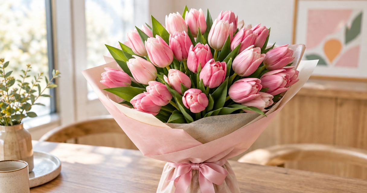 Best pink tulip bouquet designs for 2026