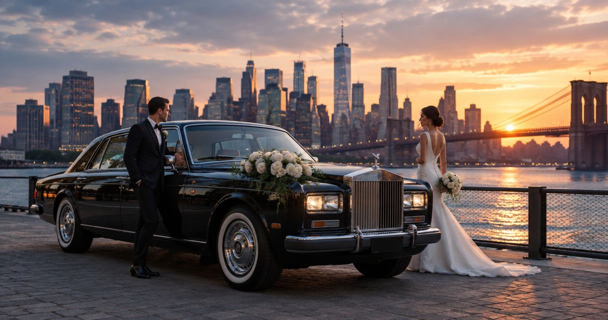 Rolls-Royce rental in NYC for weddings: what to confirm