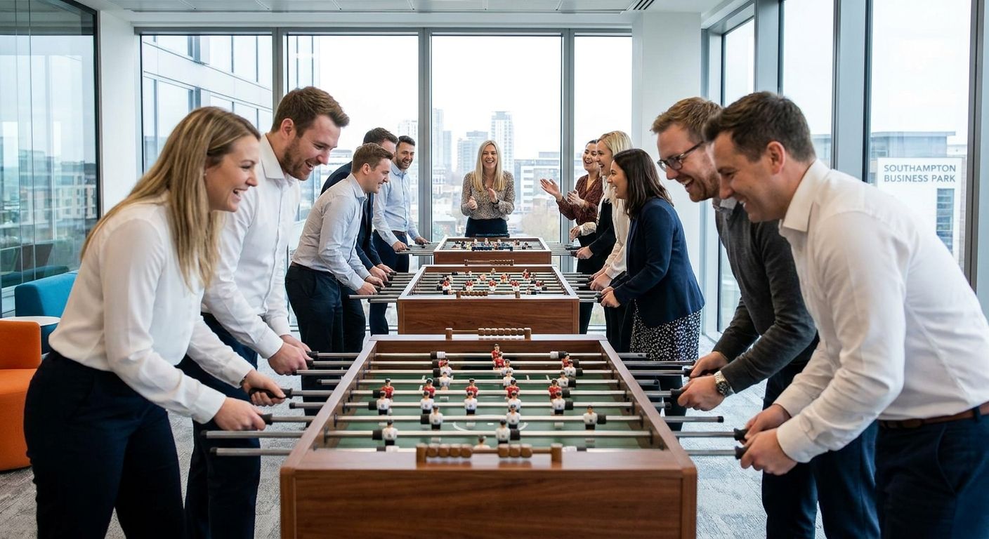 Foosball tournaments for corporate groups in Southampton