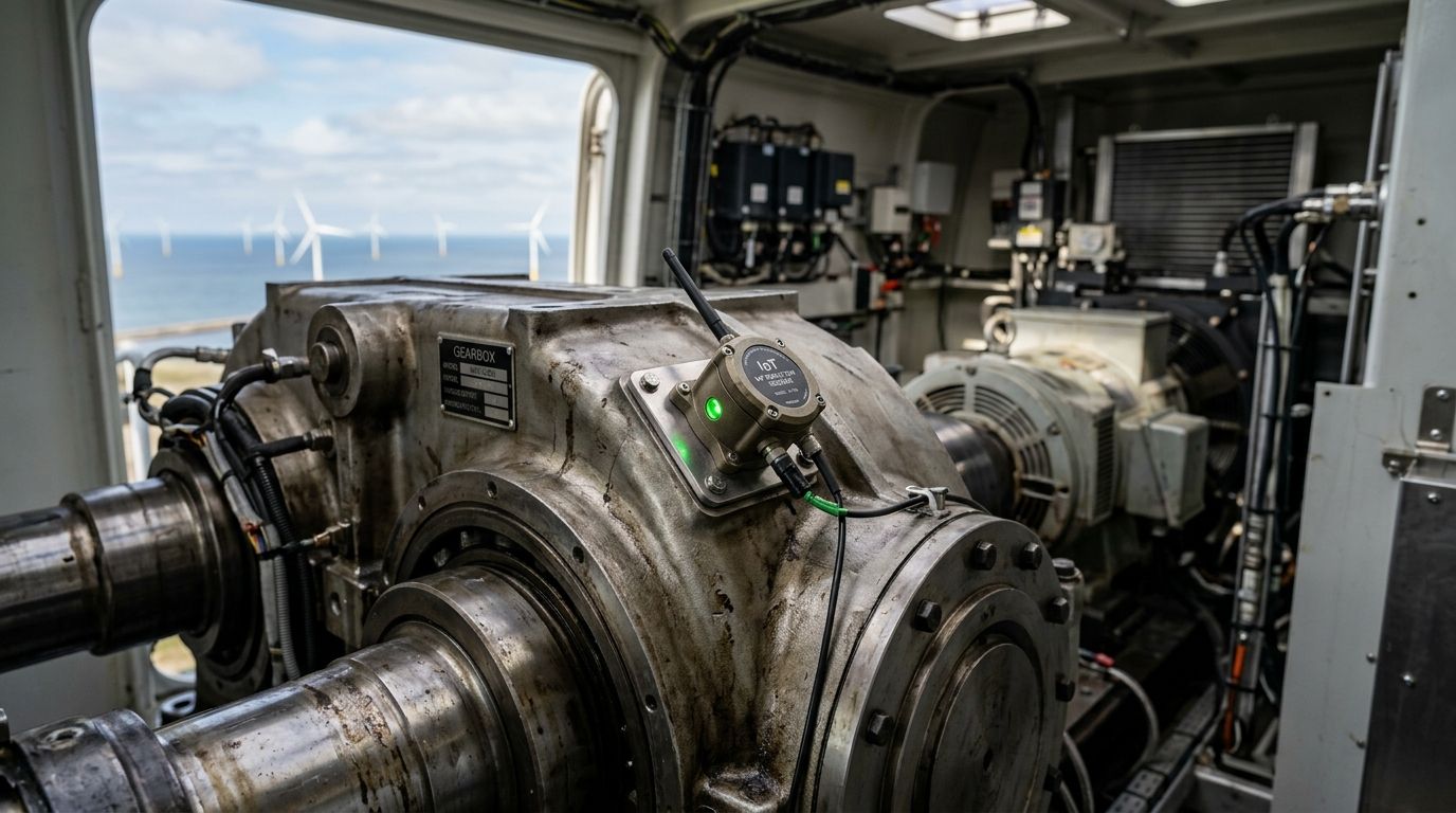 Best IoT vibration sensors for wind turbine gearbox monitoring