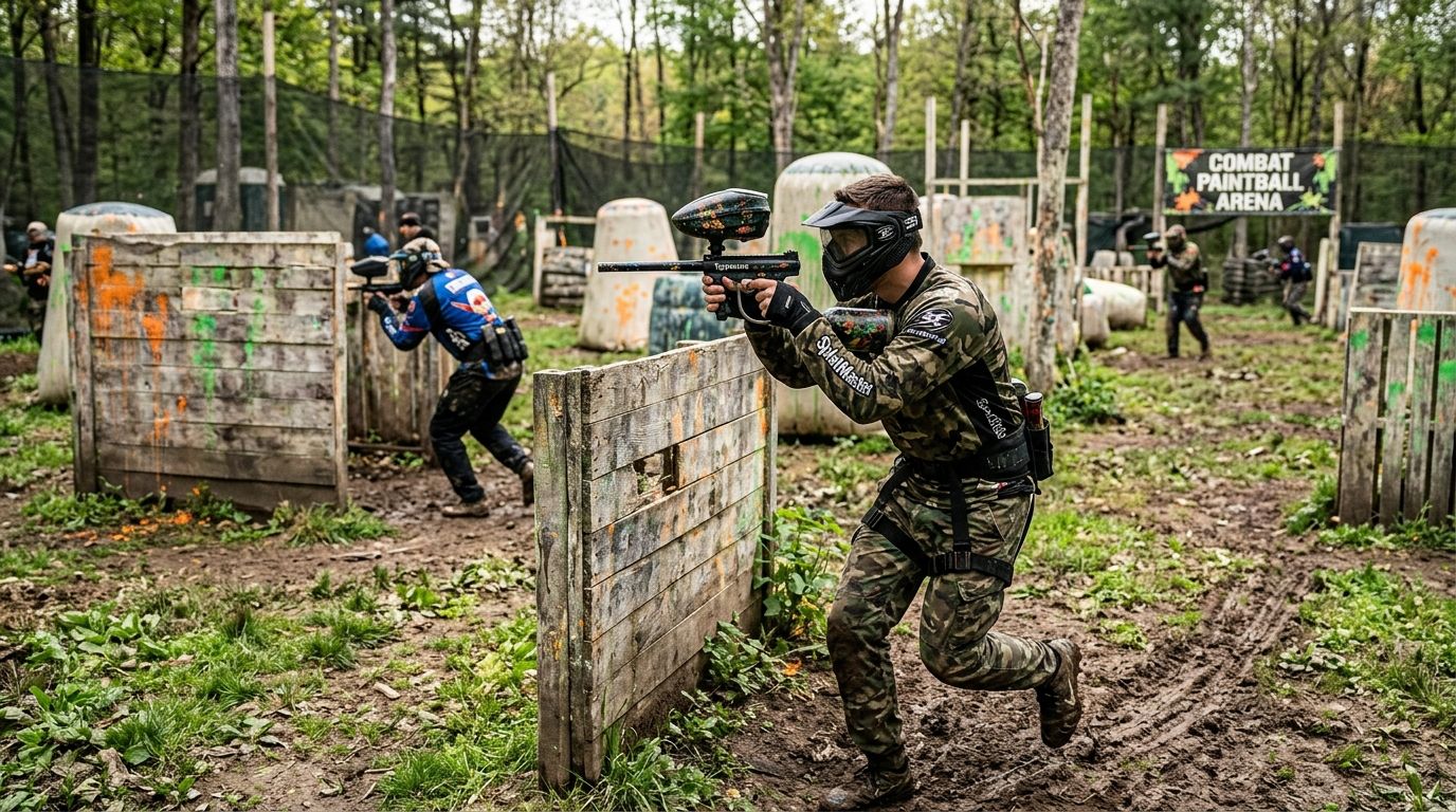 Paid media for paintball venues