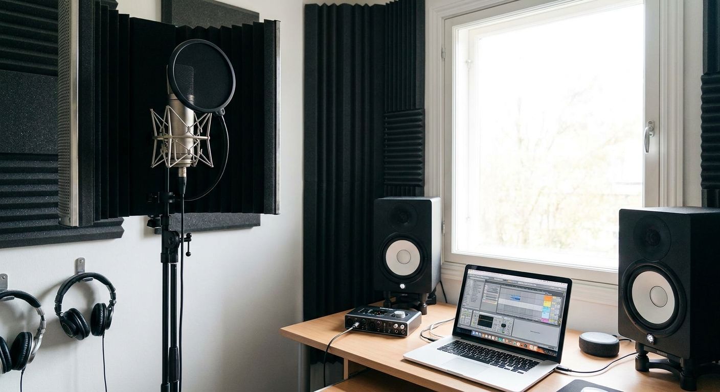Best audio recording setup for a home rap studio