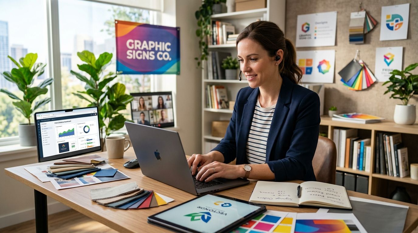 Virtual office for print and signage business owners