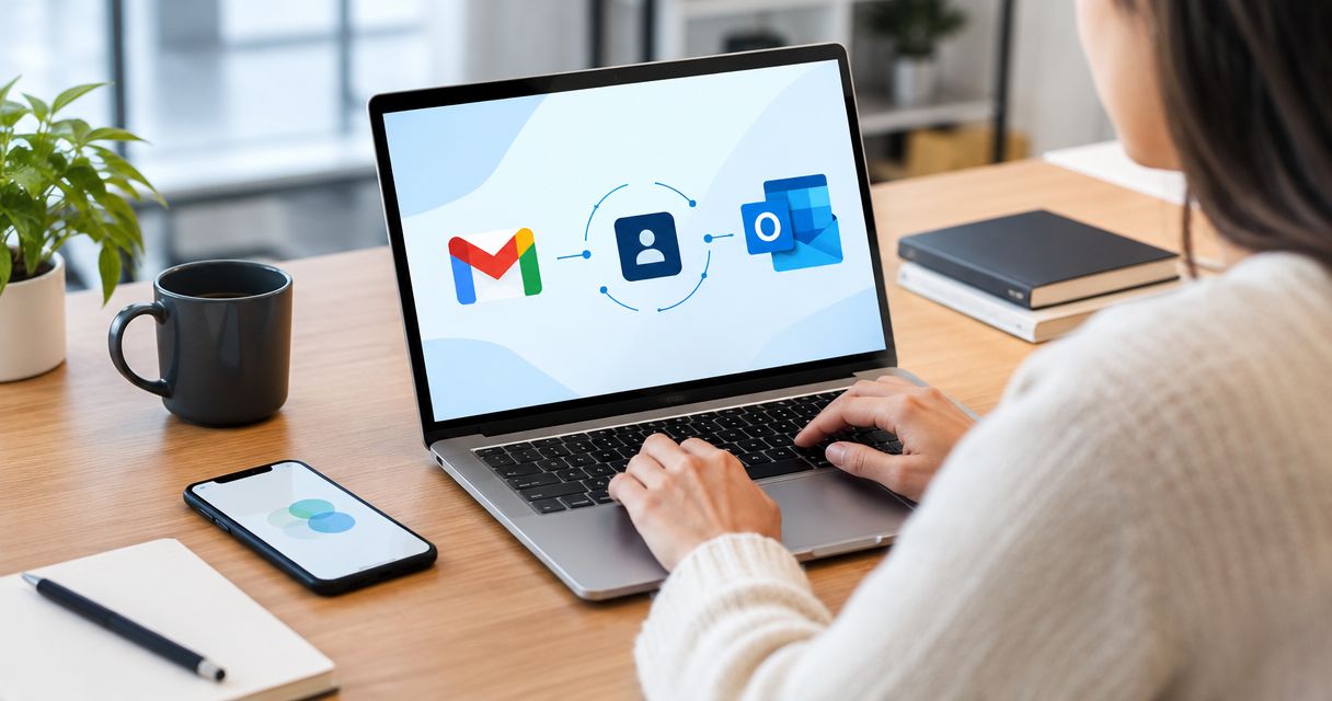 How does CRM software integrate with Gmail and Outlook together?