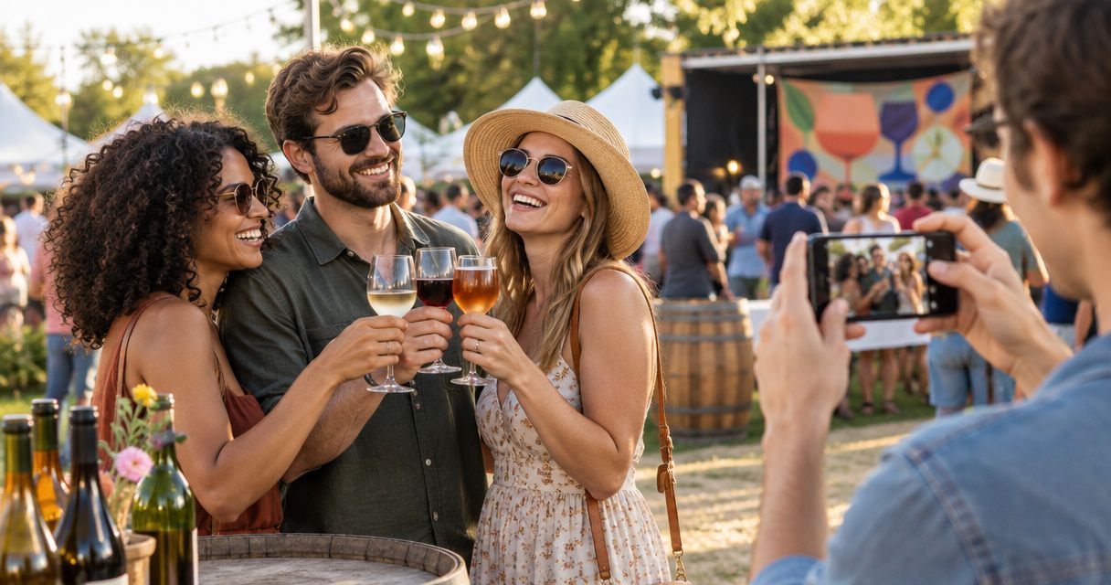 Photo galleries for wine and craft beer festivals