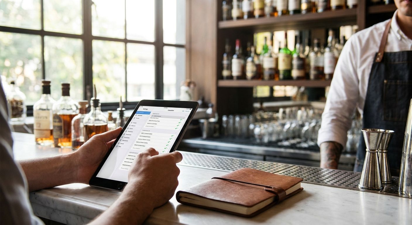 Best cocktail bar checklist trackers in 2026