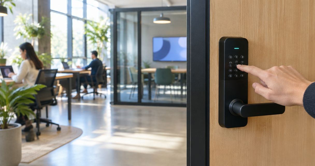 Best keypad door locks for coworking spaces 2026