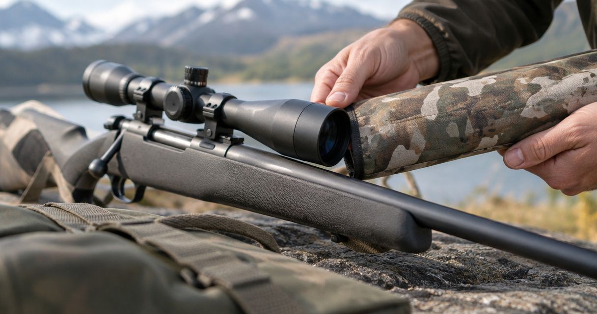Can a rifle cover damage the finish on a barrel?
