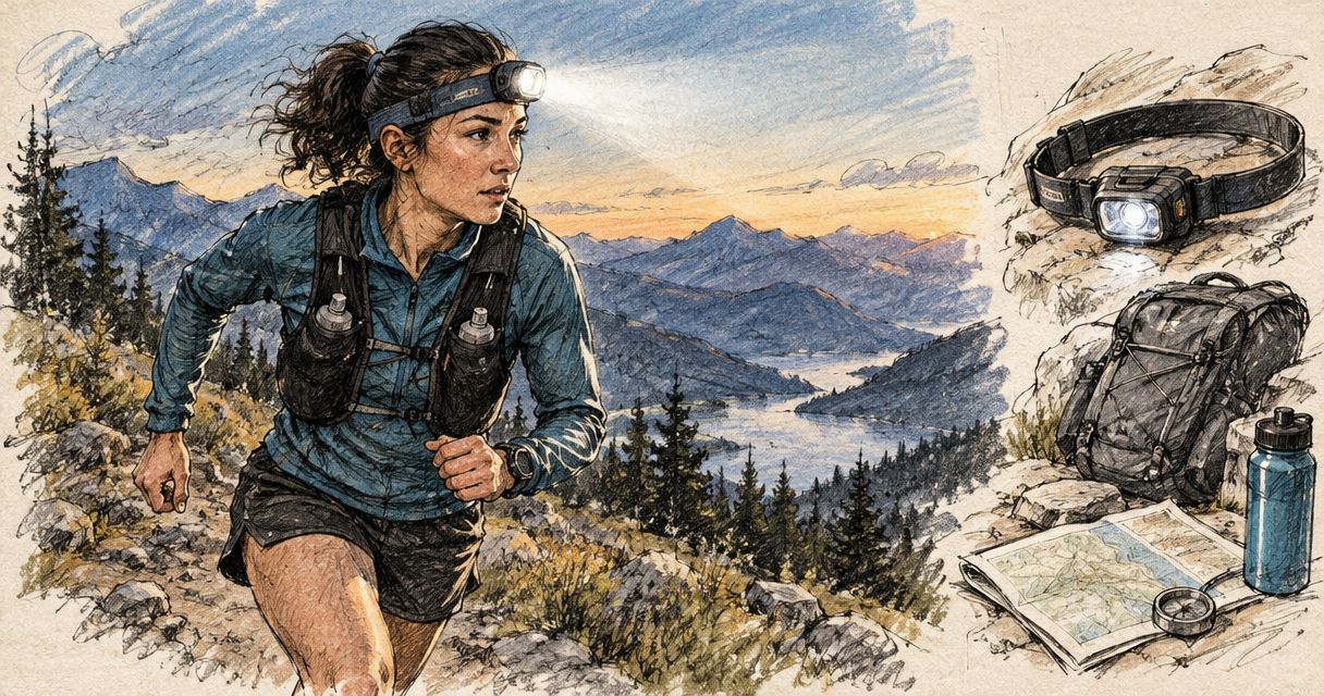 Running headlamps for ultramarathon and trail race athletes: complete 2026 guide