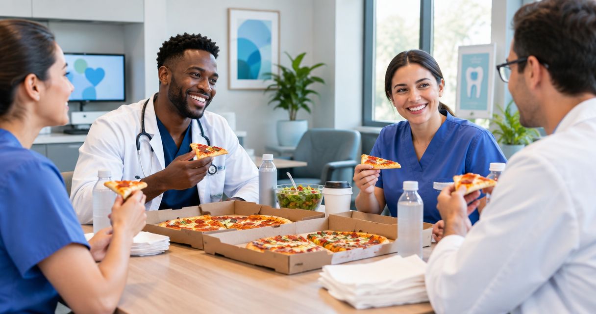 Pizza catering for medical and dental offices: complete 2026 guide
