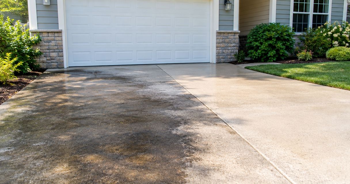 6 signs your driveway needs professional cleaning