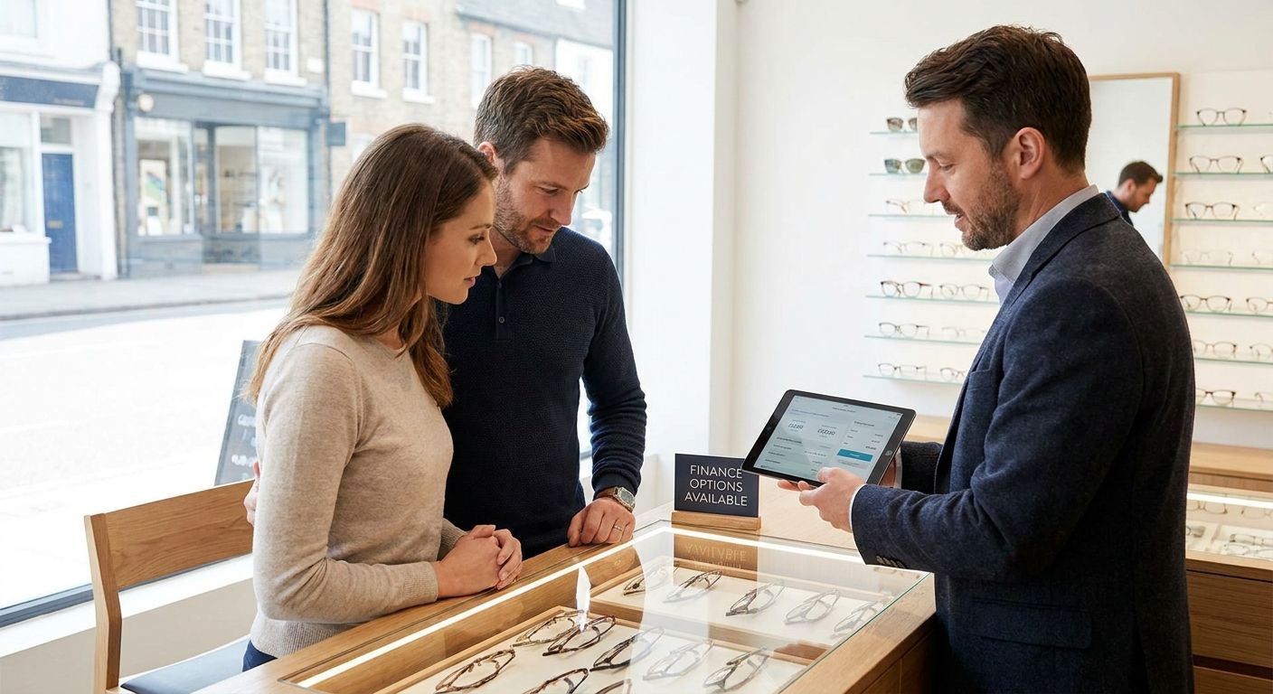 Customer finance for opticians and eyewear retailers