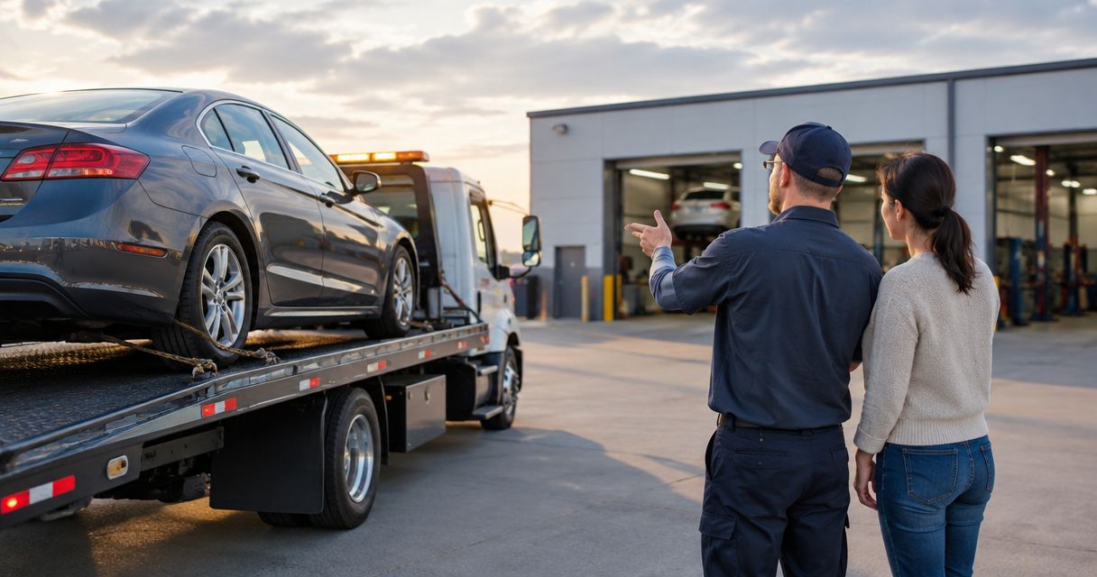 Tow truck to certified collision center: 2026 handoff guide