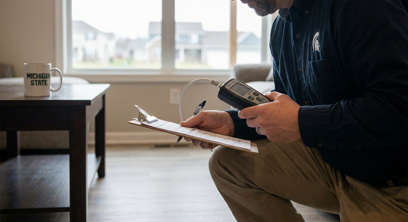 Radon testing for East Lansing homeowners