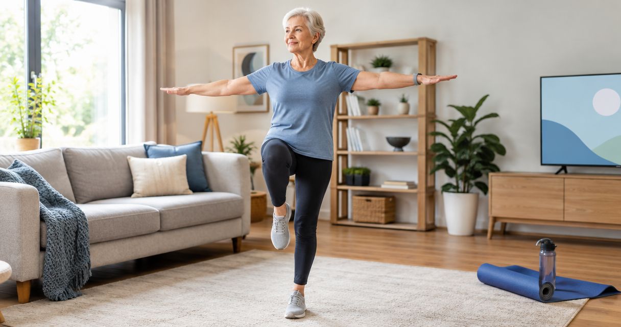 Best exercises to improve balance in seniors at home 2026