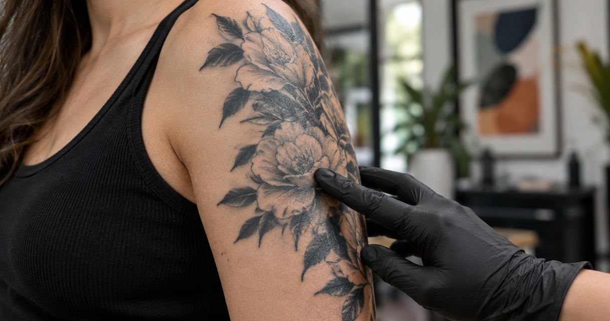 Does black tattoo ink turn blue or green over time?