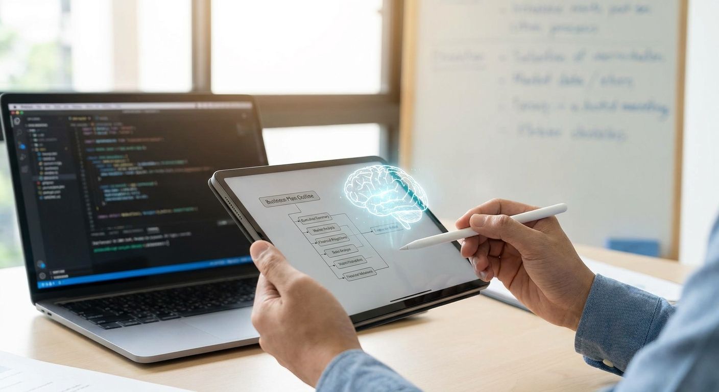 How to generate a business plan outline with AI
