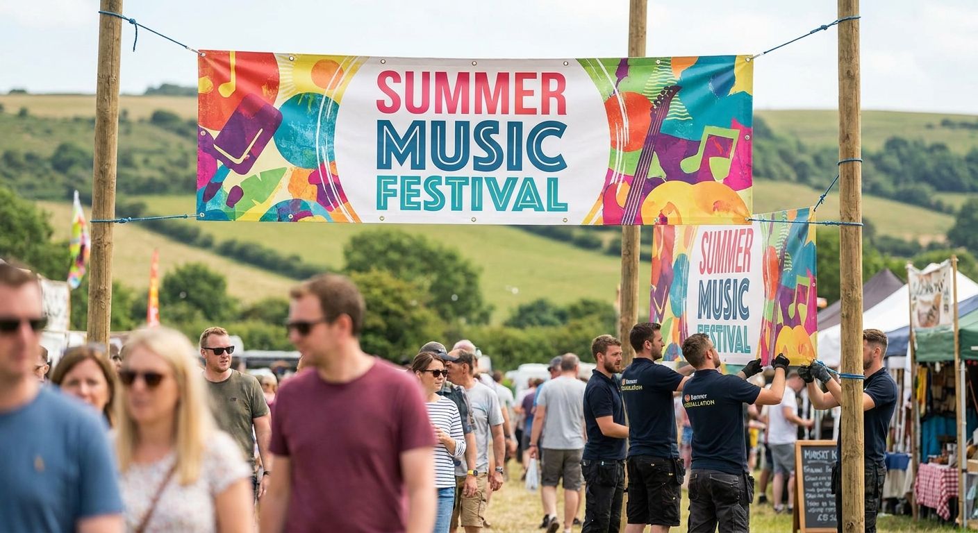 Best banner printing for outdoor events