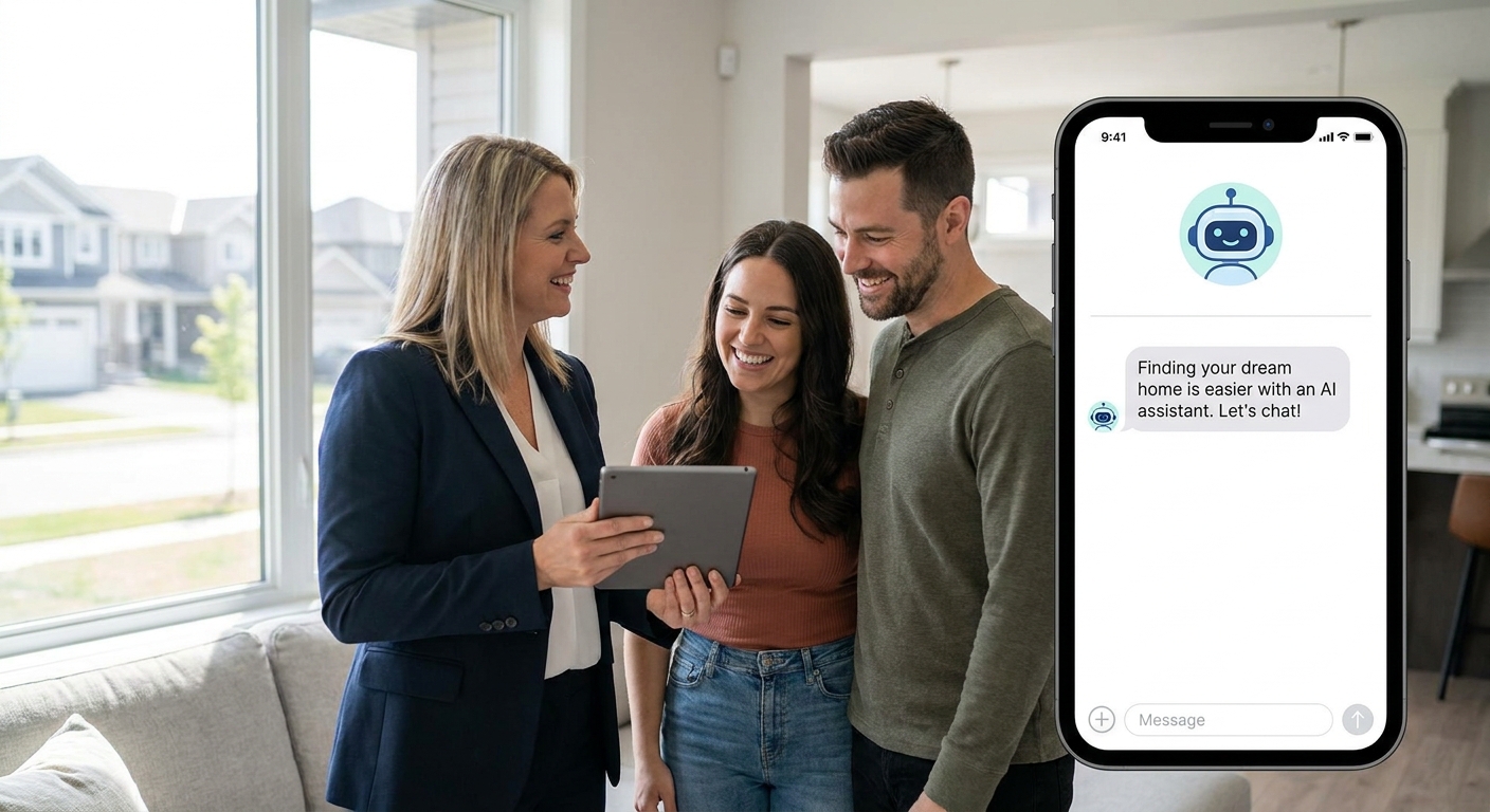 Conversational ads for AI real estate assistants