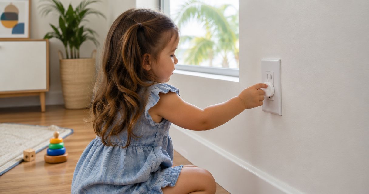 How to childproof electrical outlets in a Florida home