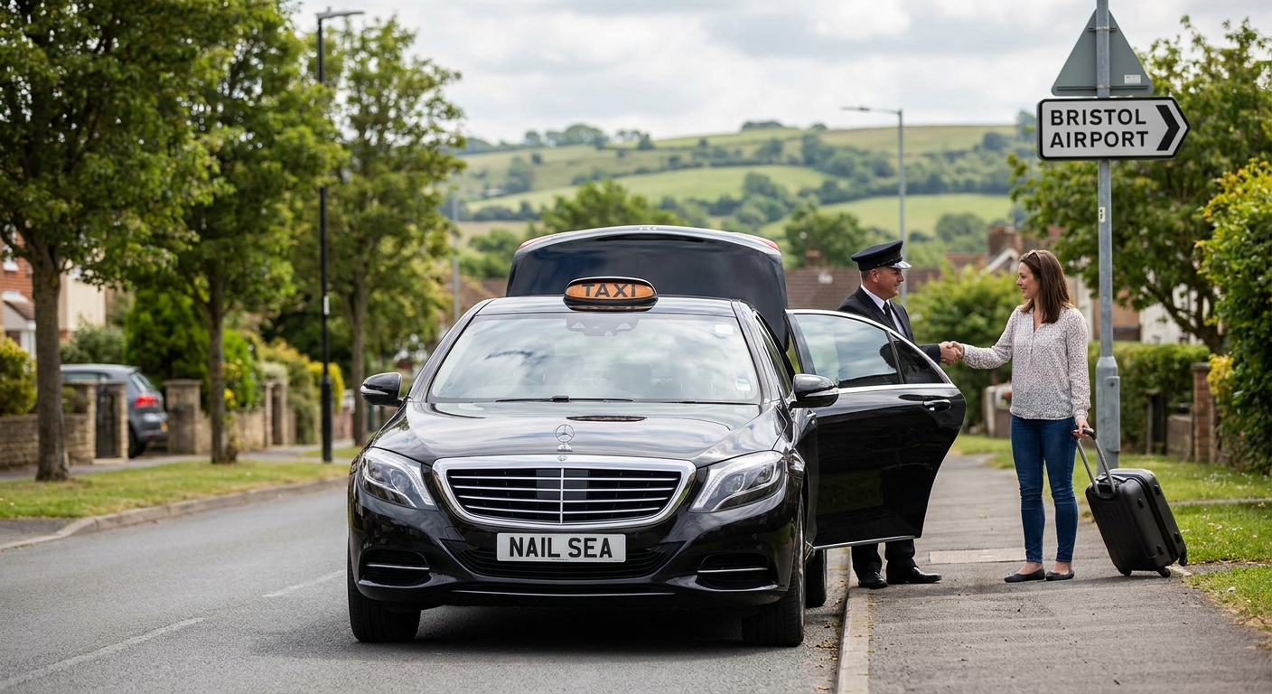 Bristol Airport taxi for Nailsea travellers