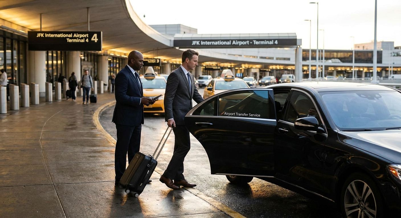 How to book an airport car service for a JFK arrival