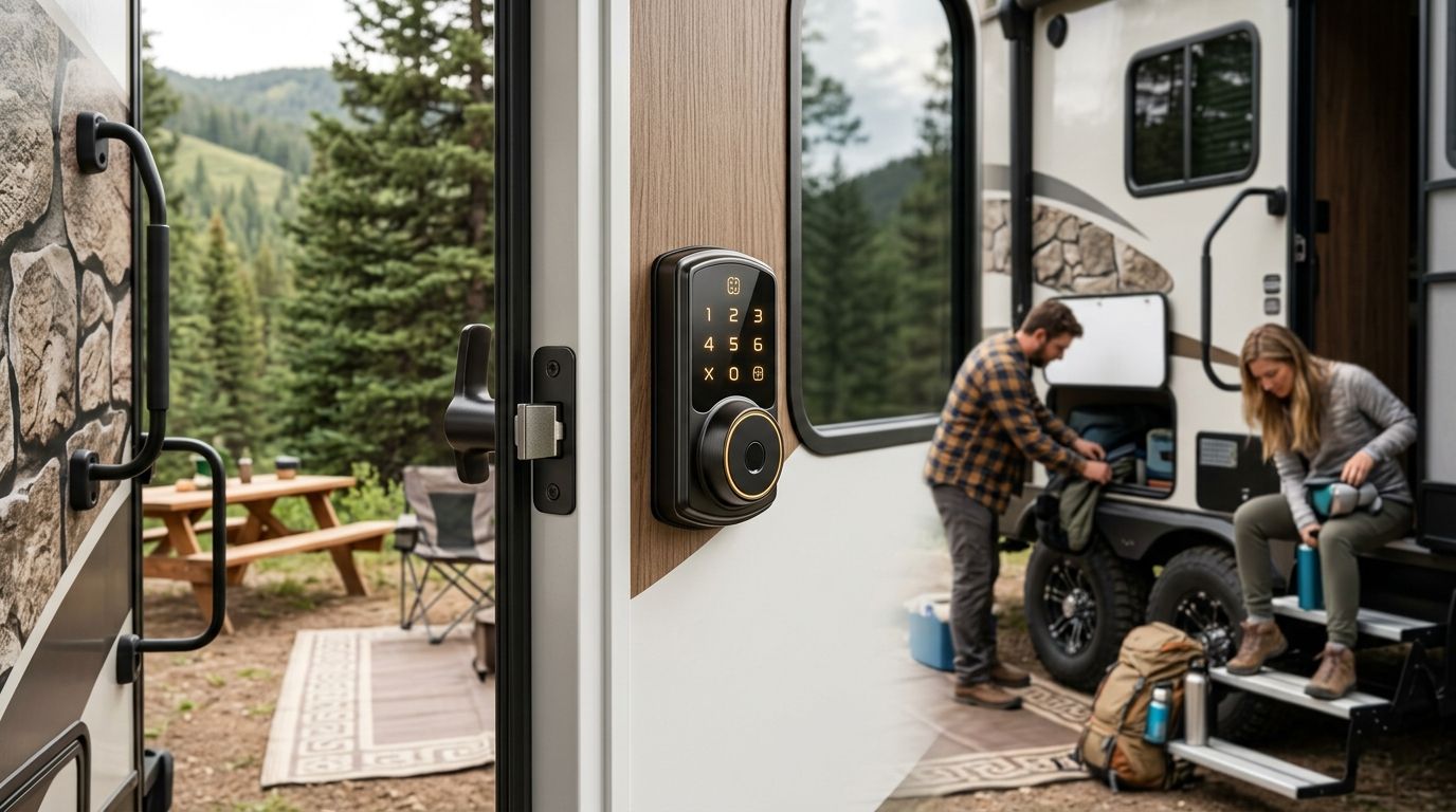 Best RV door lock upgrades for full-time travelers 2026
