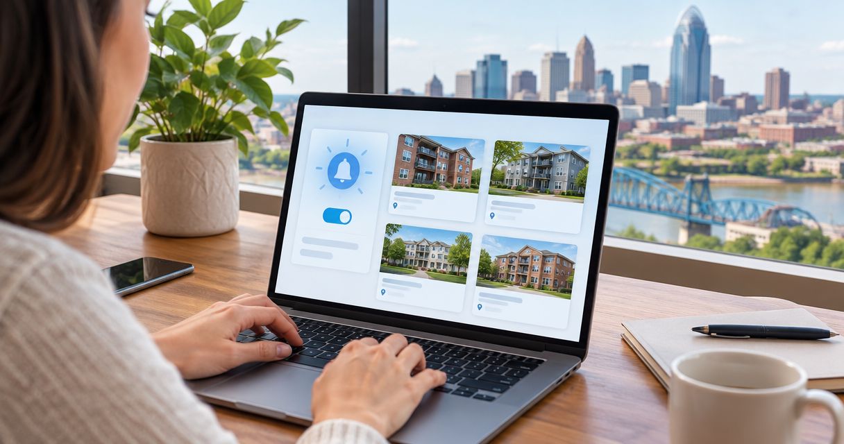 Automatically get notified when new multi-family listings hit the Cincinnati market