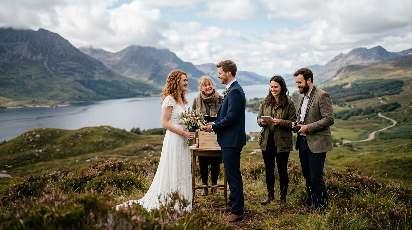 Elopement photography for small witness-only ceremonies