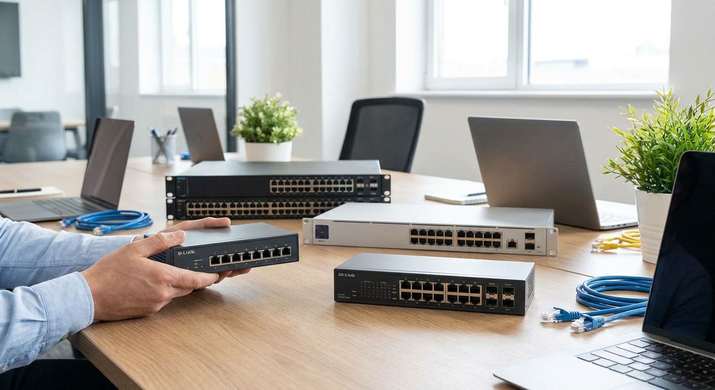 How to choose the right network switch for office size