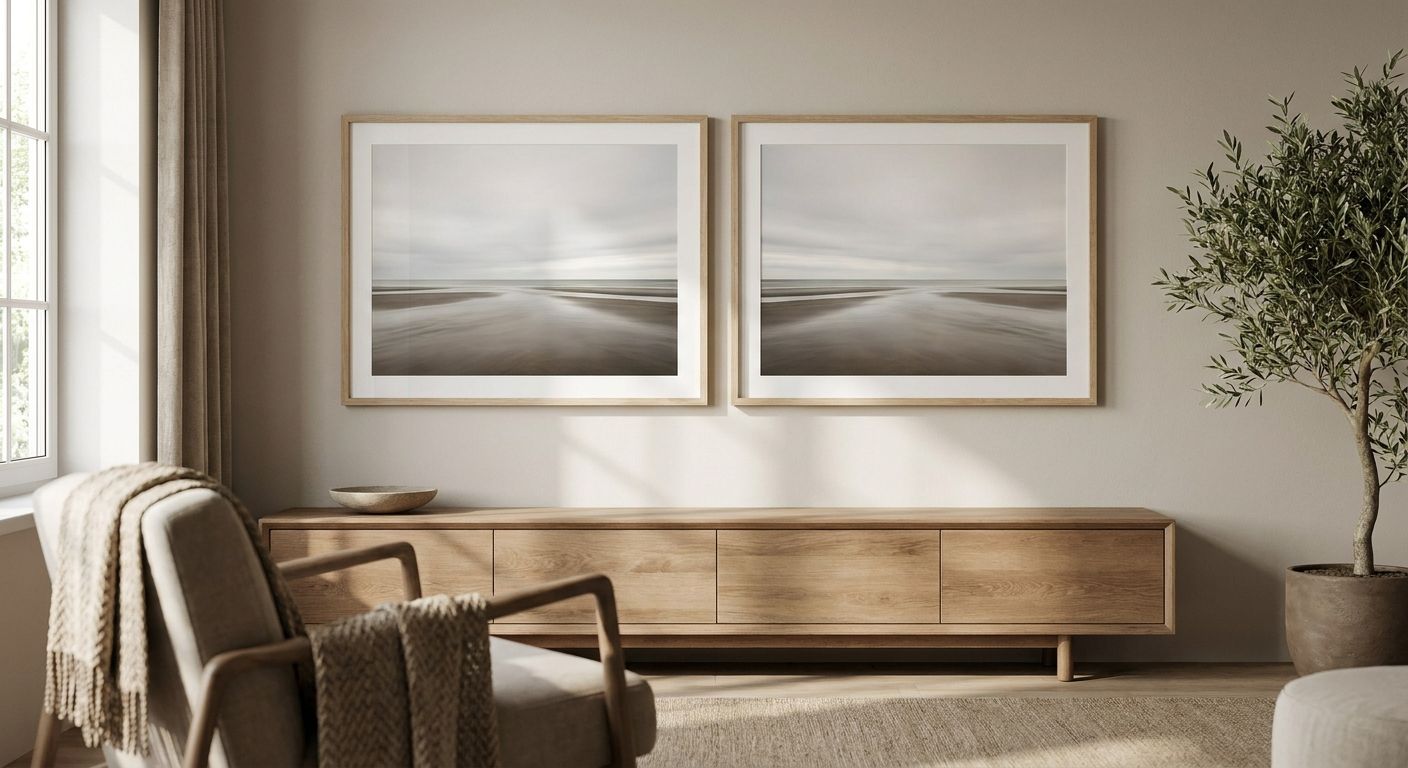 Best diptych wall art for symmetrical layouts