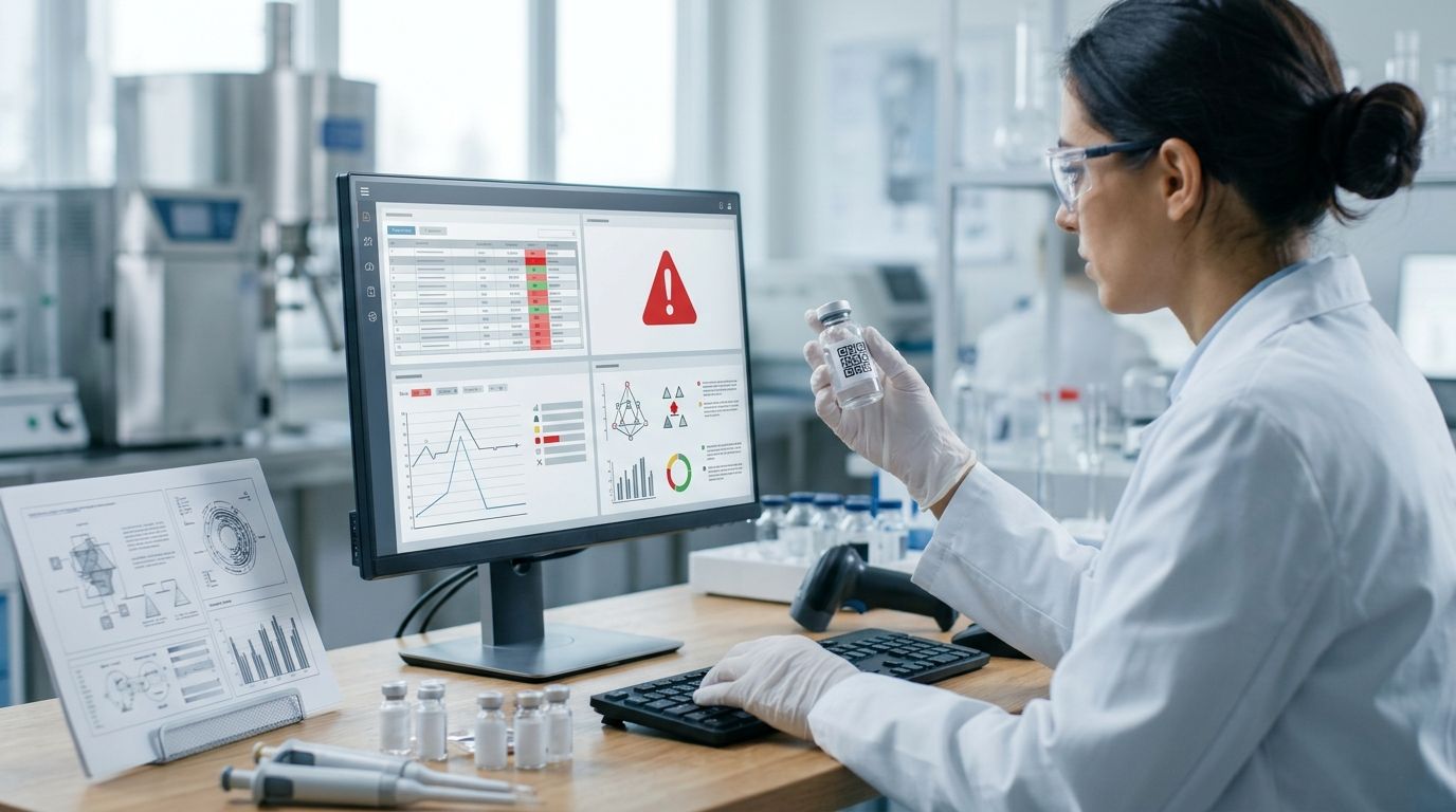 Automatically flag mismatched lot numbers when a peptide COA doesn't match your batch