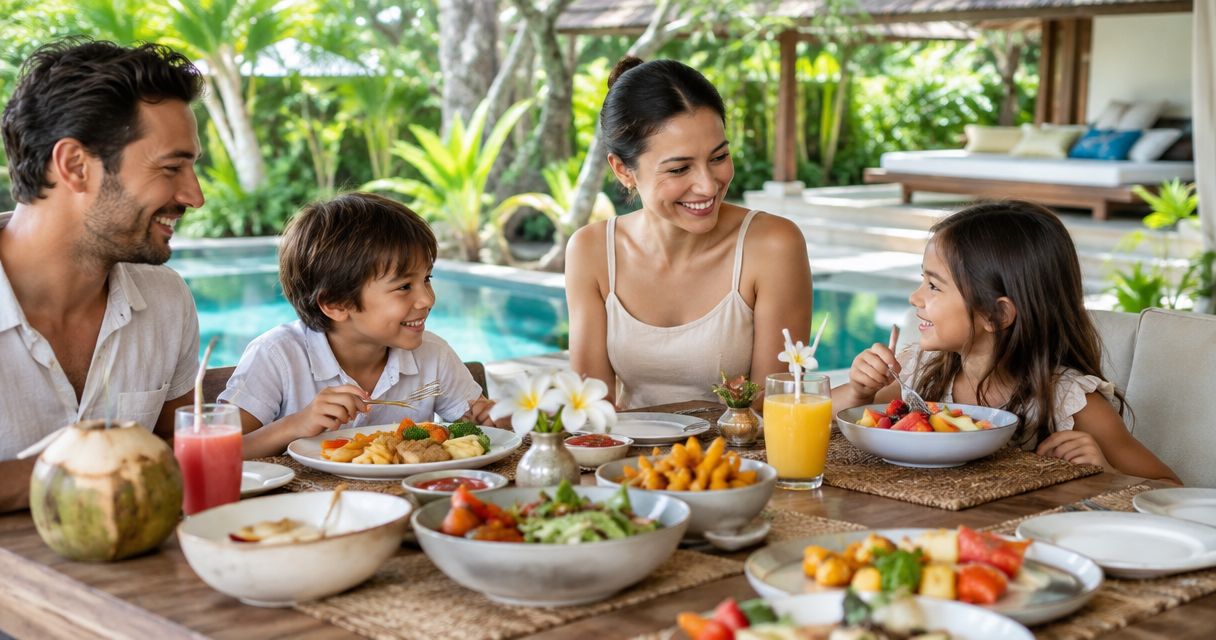 Best kids menu ideas for family villa dining in Bali 2026
