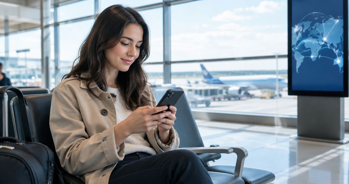 Can I send and receive texts abroad on an esim?